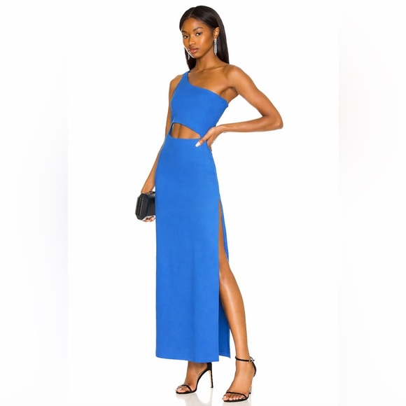 Susana Monaco One Shoulder Dress in Royal Blue